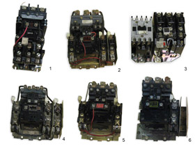 Allen Bradley Size00-Size2 Motor Starters Lot of 6